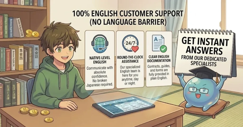 100% English Customer Support (No Language Barrier)
